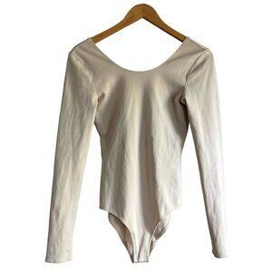 ARITZIA Wilfred Free Long Sleeve Neutral Bodysuit US M